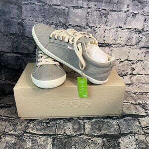 Taos Size 9 Star Grey Wash Canvas Sneakers